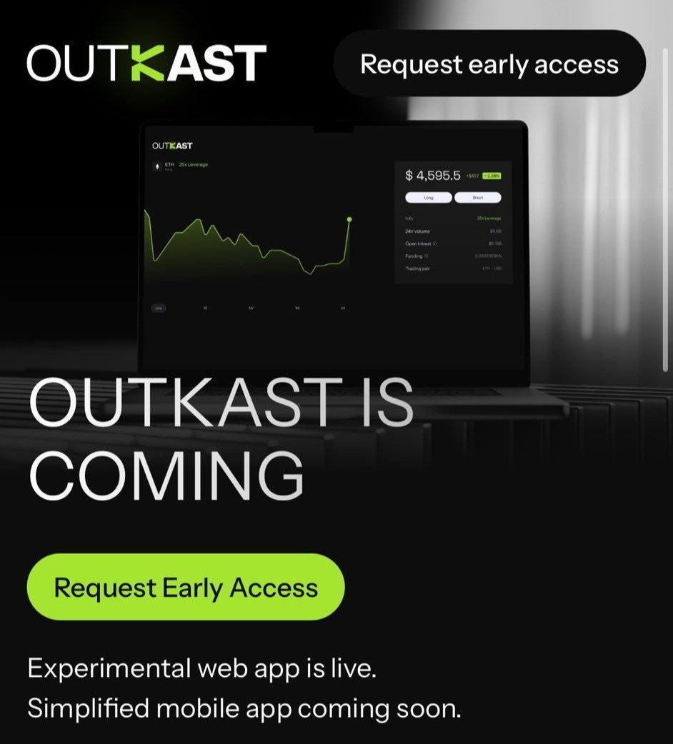 Plataforma OUTKAST da KAST para trading e rendimento em cripto